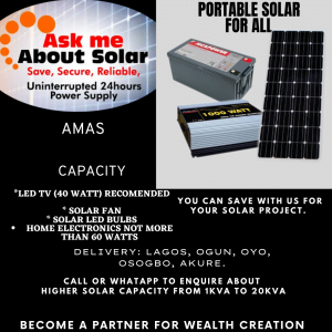 zPotable Home solar eco80w series (Nigerian Only {Physical Product} #15.83%/#6.3%)