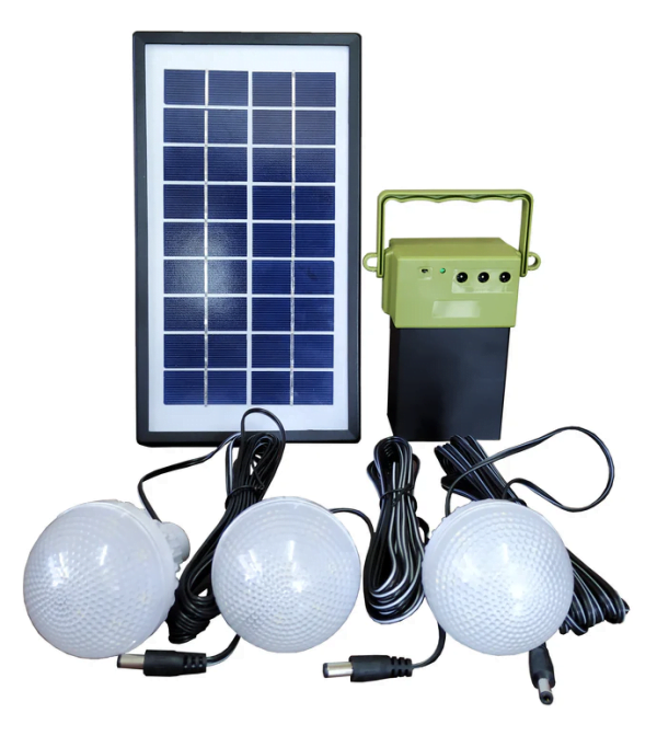 3 bulbs Portable solar lamp Plus USB to charge Phones (Nigerian Only {Physical Product} #9.5%/#3.8%)